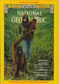 Galdikas on National Geographic, 1975